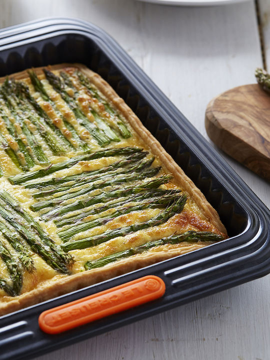 Le Creuset Formă de Patiserie pentru Tartă din Silicon cu Bază Detașabilă 23x23buc 1buc