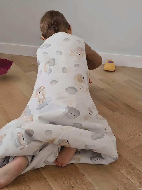 Kidizi De primăvară Sac de dormit 1 tog Alb