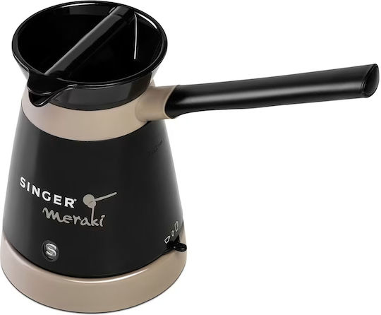Singer Meraki Electric Greek Coffee Pot 800W with Capacity 330ml Black