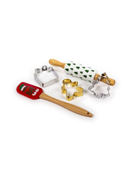 Tri-Coastal Design Gingerbread Christmas Tableware Ornaments Rolling Pin