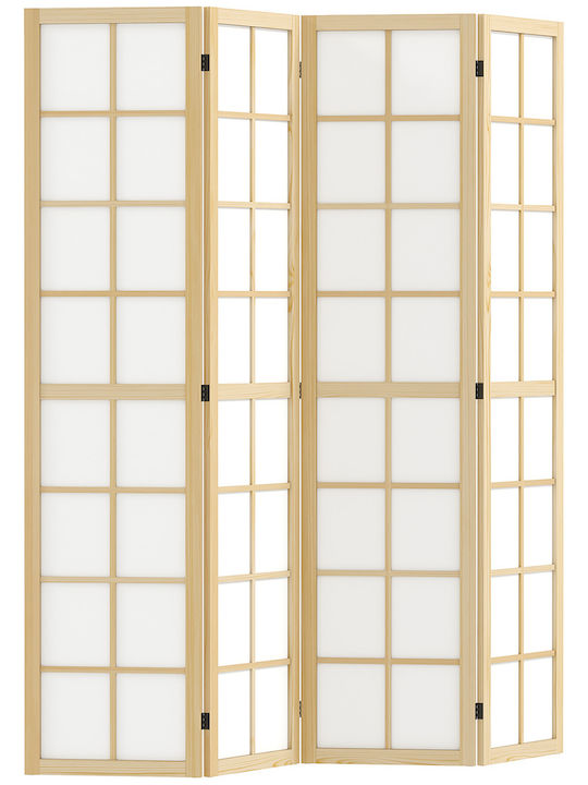 HomCom Decorative Room Divider made of Canvas 160x170cm