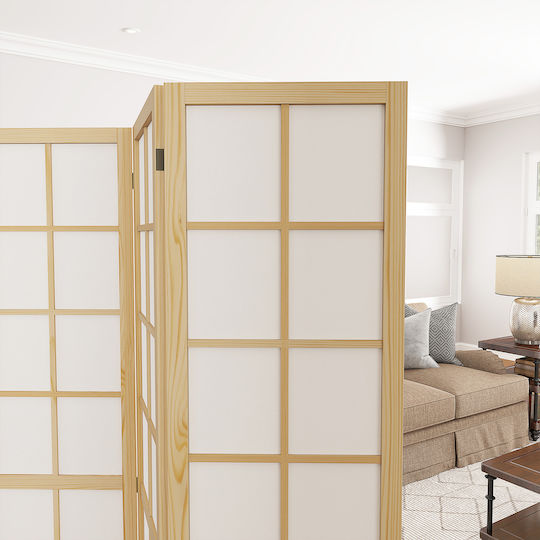 HomCom Decorative Room Divider made of Canvas 160x170cm