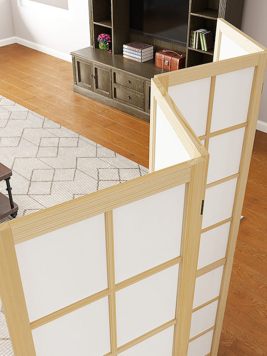 HomCom Decorative Room Divider made of Canvas 160x170cm