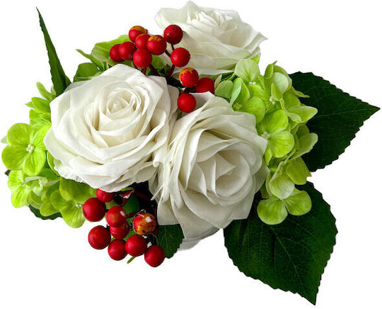 Velve Decorative Vase White 20x20x20cm