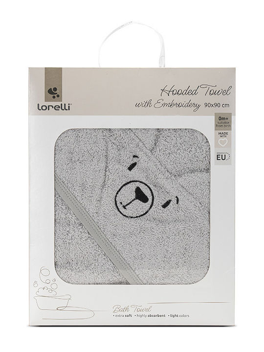 Lorelli Baby Bath Towel Bathrobe Hooded 90x90cm
