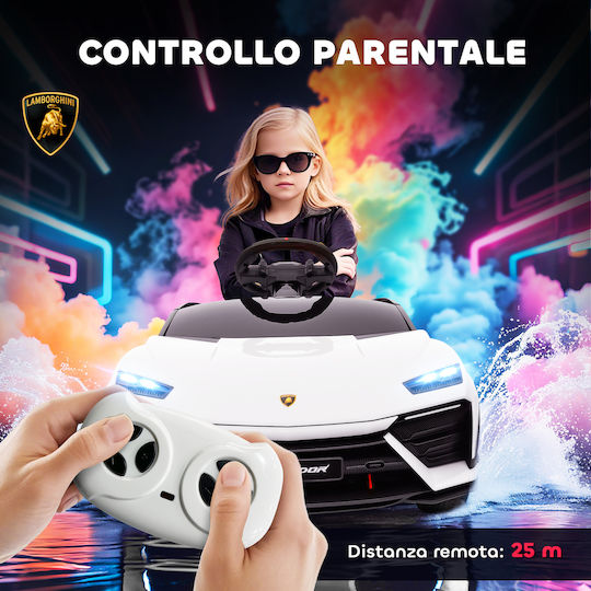 Lamborghini Einsitzer Mit Fernbedienung Inspiriert 12 Volt Weiß