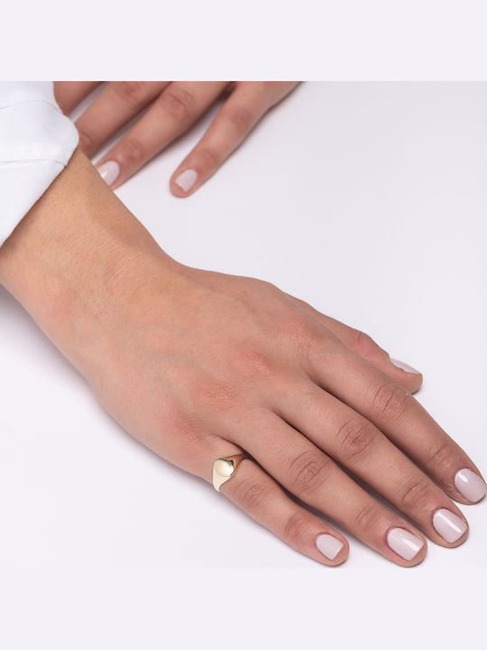 Lunaorocreations Damen Chevalier Ring 14k Gelb Gold