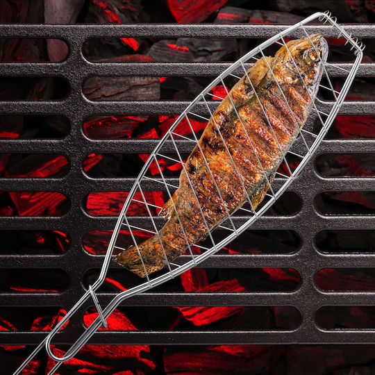 Fish Grill 3-teiliges Edelstahl-Set 1,5 X 54 X 12,5 Cm