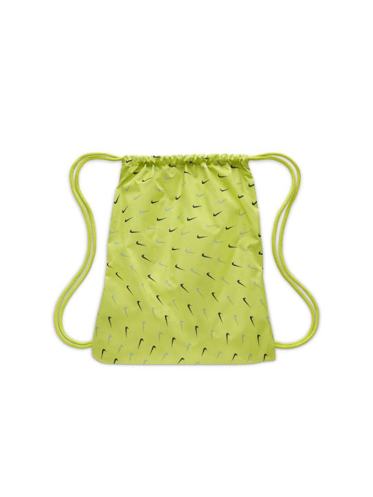 Nike Drawstring Τσάντα Πλάτης Γυμναστηρίου Κίτρινη