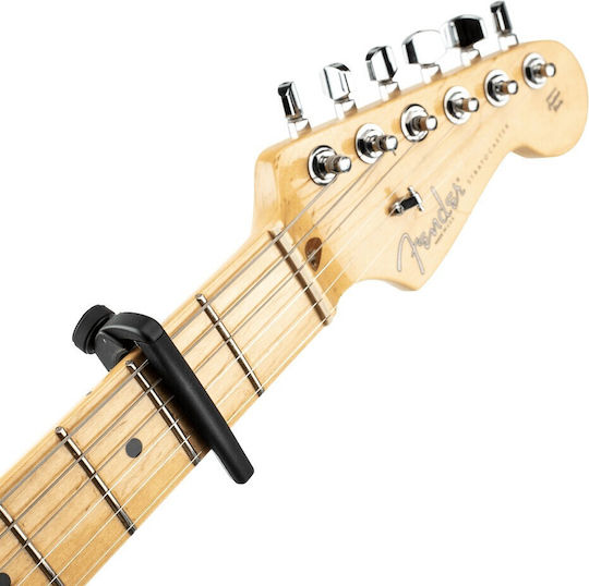 Daddario Clamp Capo for Acoustic and Classic Guitar Pro Plus Capo Black