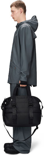 Rains Weekend Bag Small Sack Voyage Back 36lt Black made of Artificial Leather L52xW26xH27cm