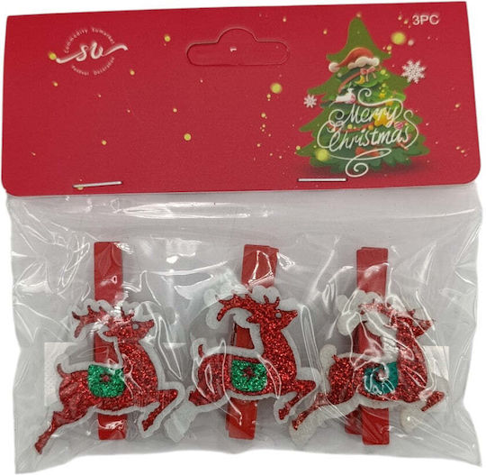 Weihnachtsaccessoires Handwerkszubehör Set 3 Stück Verschiedene Designs 1 Stück