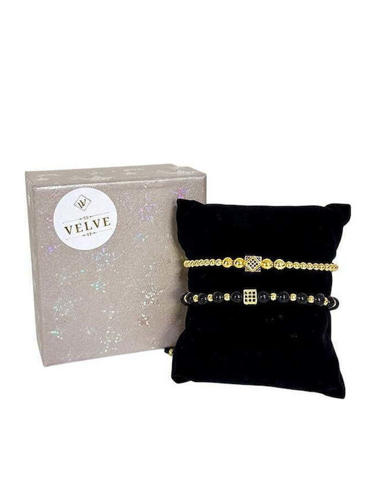 Velve Set Armbänder aus Stahl