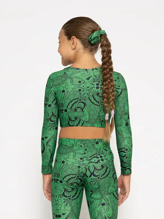 Kinderhemd Langarm Green