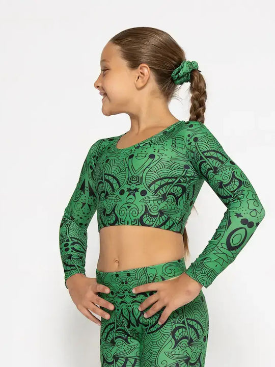 Kinderhemd Langarm Green