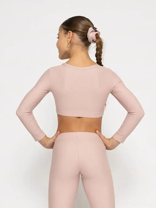 Kinderhemd Langarm Rosa