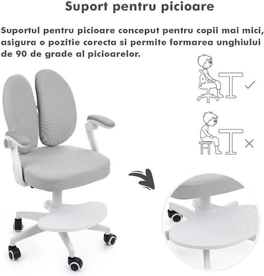 Kinderstühle Schreibtischstuhl Grau