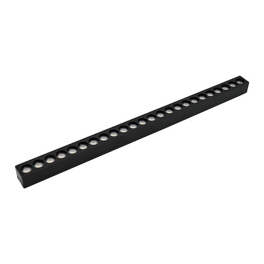 El-us08 Ultra Slim Magn Led 48v 24w Cct Schwarz