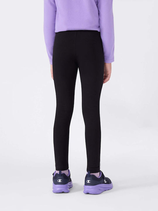 Kinder Leggings Lang Schwarz