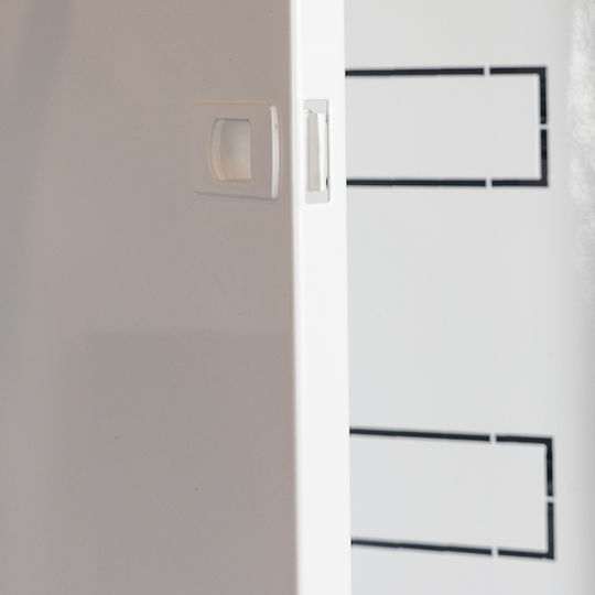 Eurolamp Ηλεκτρολογικός Πίνακας Χωνευτός, 4 Σειρών, 16 Στοιχείων