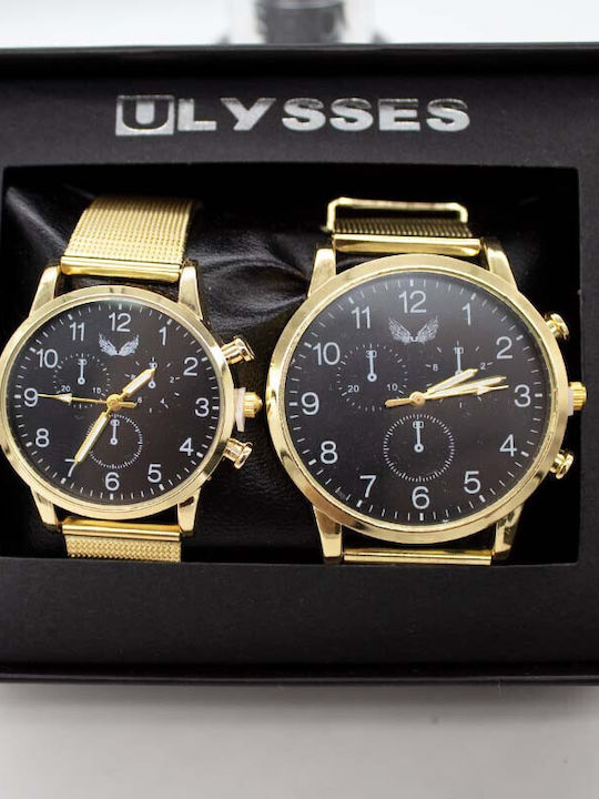 Velve Damen Uhr mit Gold Metallarmband