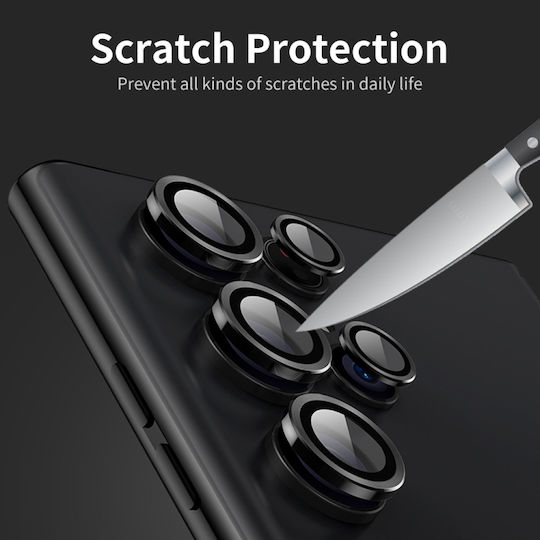 Camera Protection Tempered Glass Silver for the Samsung Galaxy S22 Ultra 5G