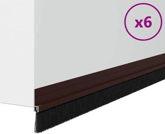 vidaXL Zugluftstopper Tür in Braun Farbe 1mx4.5cm