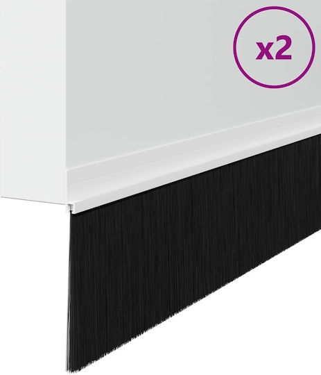 vidaXL Zugluftstopper Tür in Weiß Farbe 1mx11cm