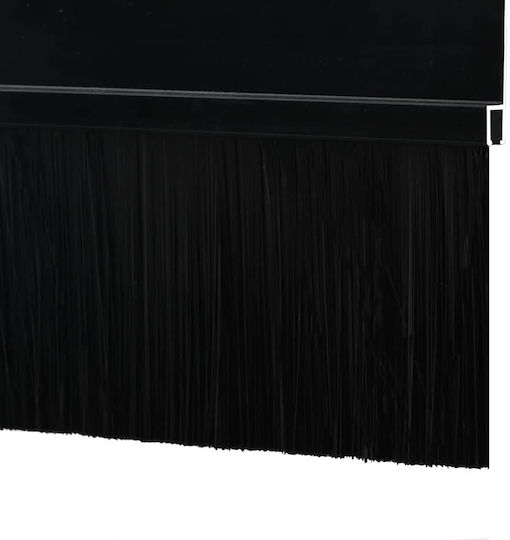 vidaXL Zugluftstopper Tür in Schwarz Farbe 1mx9.5cm