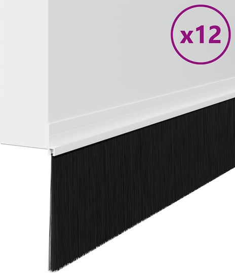 vidaXL Zugluftstopper Tür in Weiß Farbe 1mx11cm