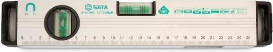 Sata Spirit Level Aluminum Magnetic 75cm with 2 Eyes