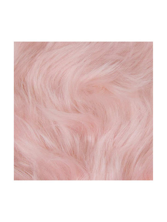 vidaXL Teppich Kamin Rechteckig Leder Pink