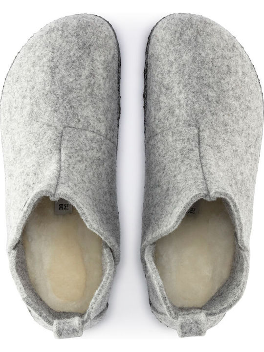 Andermatt Shearling Затворени Дамски Чехли Сив Тясна Форма