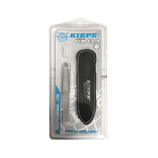 Kiepe Professional Επαγγελματικό Τσιμπιδάκι Φρυδιών 95mm Inox Cobalt 5105-5