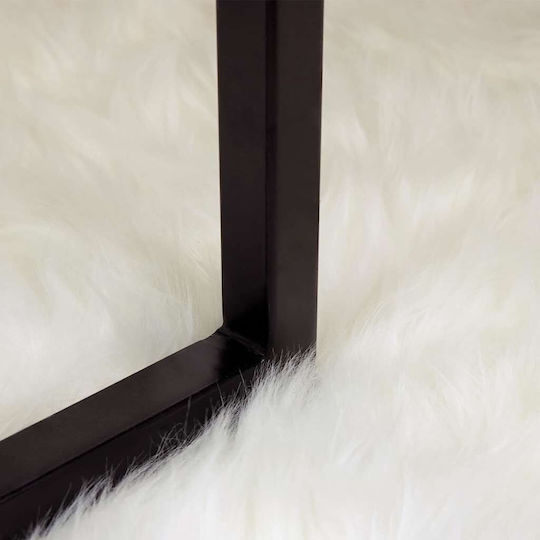 vidaXL Kamin Synthetisch,Polyester/Cotton/Leather White vidaXL Kamin Synthetisch,Polyester/Cotton/Leather White