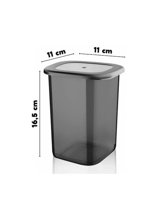 Set 12 Stück Allgemeine Verwendung Glas Grau 1200ml