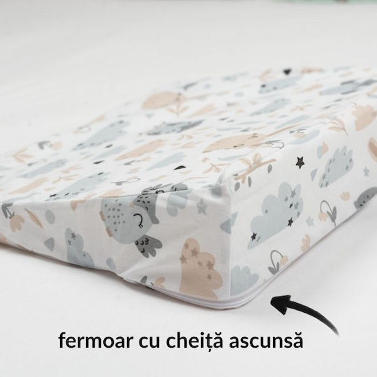 Kidizi Pernă pentru bebeluși pentru întoarcerea pe spate Bej 38x30buc