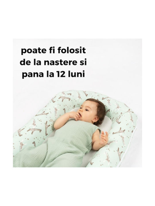 Kidizi Βρεφικό Μαξιλάρι Φωλιά Memory Foam Πράσινο