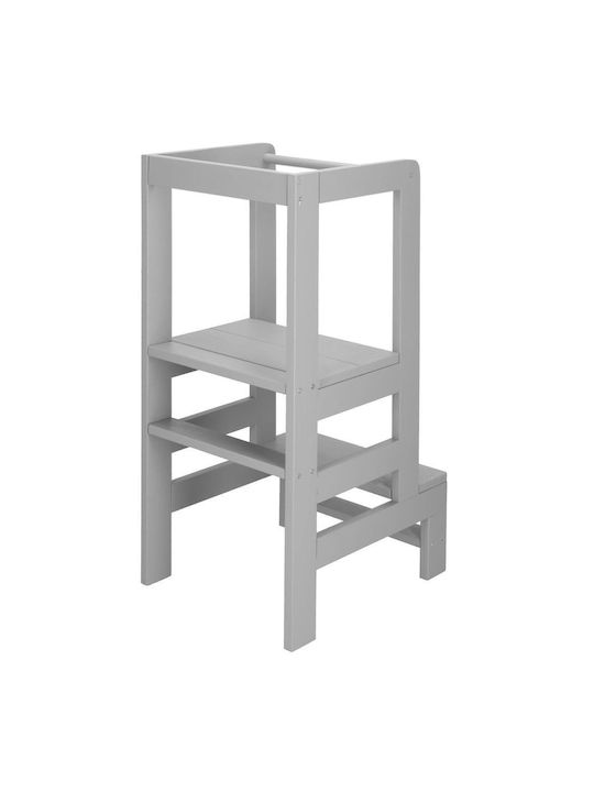 Lernturm aus Holz Gray