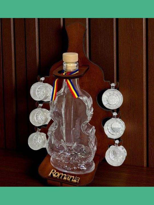 Velve Carafă de Servire 17buc cu Dop și Pahare 300ml 1buc
