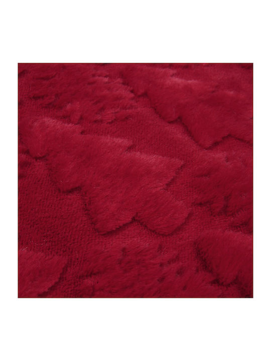 S-f Hohoho Κουβέρτα Γούνινη Καναπέ 130x160εκ. Rouge