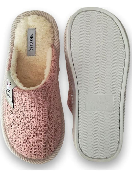 Winter Women's Slippers Pink