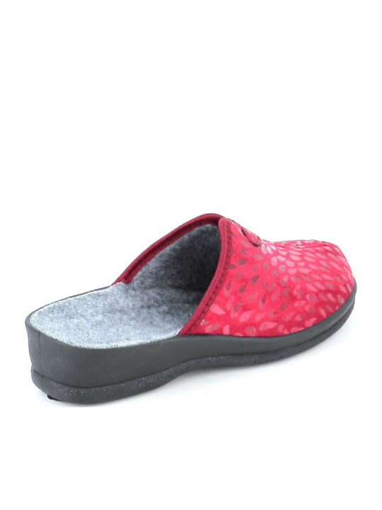 Winter Women's Slippers Burgundy