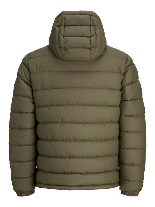 Winter Jacket Puffer Waterproof and Windproof Khaki