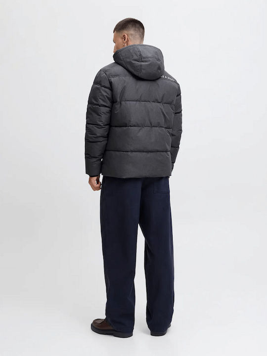 Μπουφάν Puffer Γκρί Ανθρακί