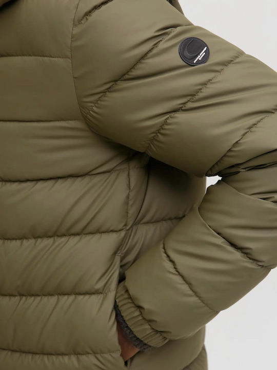 Winter Jacket Puffer Waterproof and Windproof Khaki
