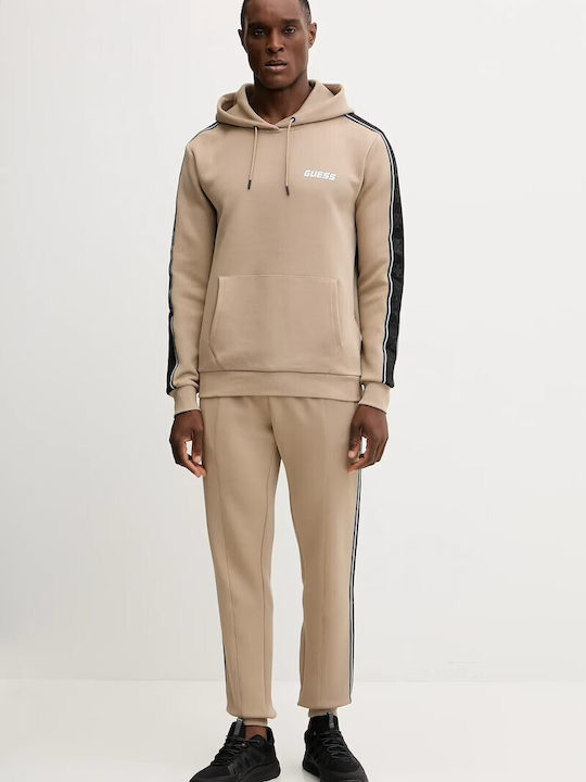 Sweatshirt with Hood Beige