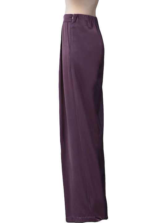 Γυναικείο Υφασμάτινο Παντελόνι Burgundy