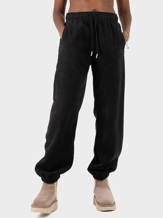 Damen Stoff Hose Schwarz