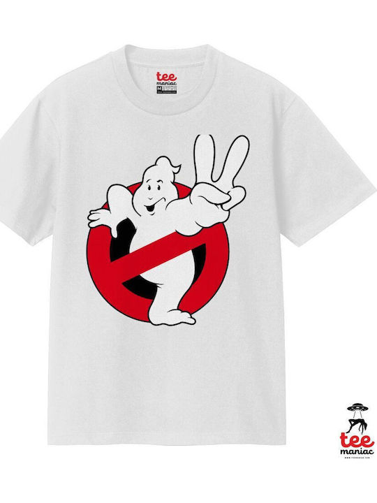 Ghostbusters Κλασικό T-shirt Διπλής Ραφής Χωρίς Πλευρικές Ραφές Λευκο 100% Βαμβάκι Vegan & Oeko-tex Πιστοποιημένο Ghostbusters Κλασικό T-shirt Διπλής Ραφής Χωρίς Πλευρικές Ραφές Λευκο 100% Βαμβάκι Vegan & Oeko-tex Πιστοποιημένο